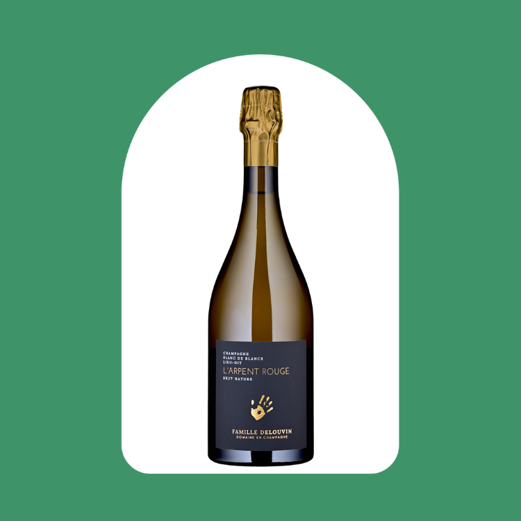Champagne Blanc de Blancs Brut Nature Arpent Rouge 2018, Famille Delouvin